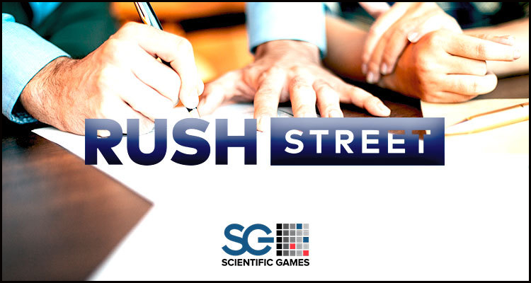 Scientific Games Corporation content supply deal for Rush Street Interactive