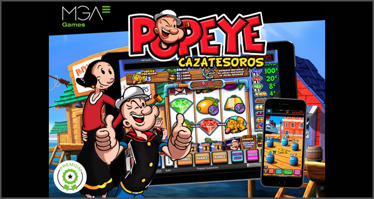 MGA Games sets sail with new Popeye Cazatesoros video slot